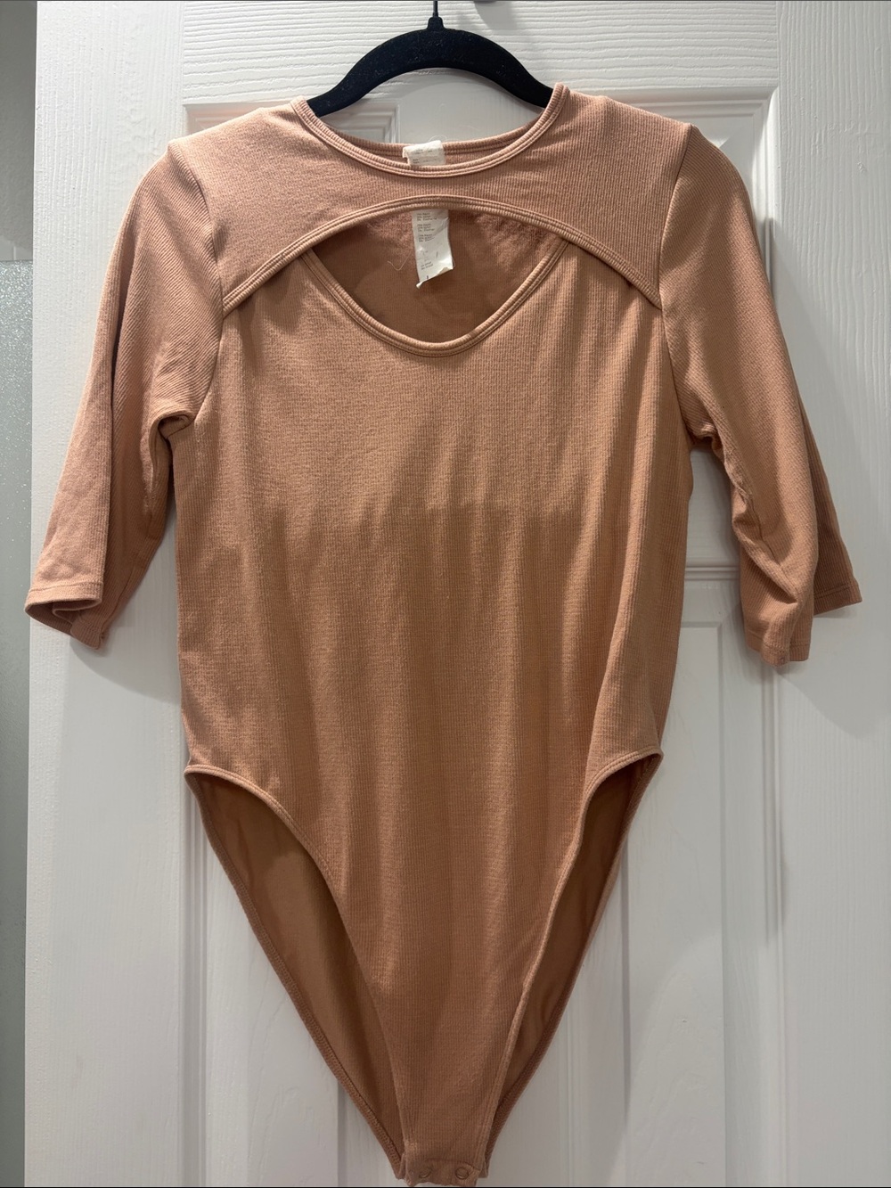 Fabletics Dusty Rose Cutout Kids One-Piece Bodysuit